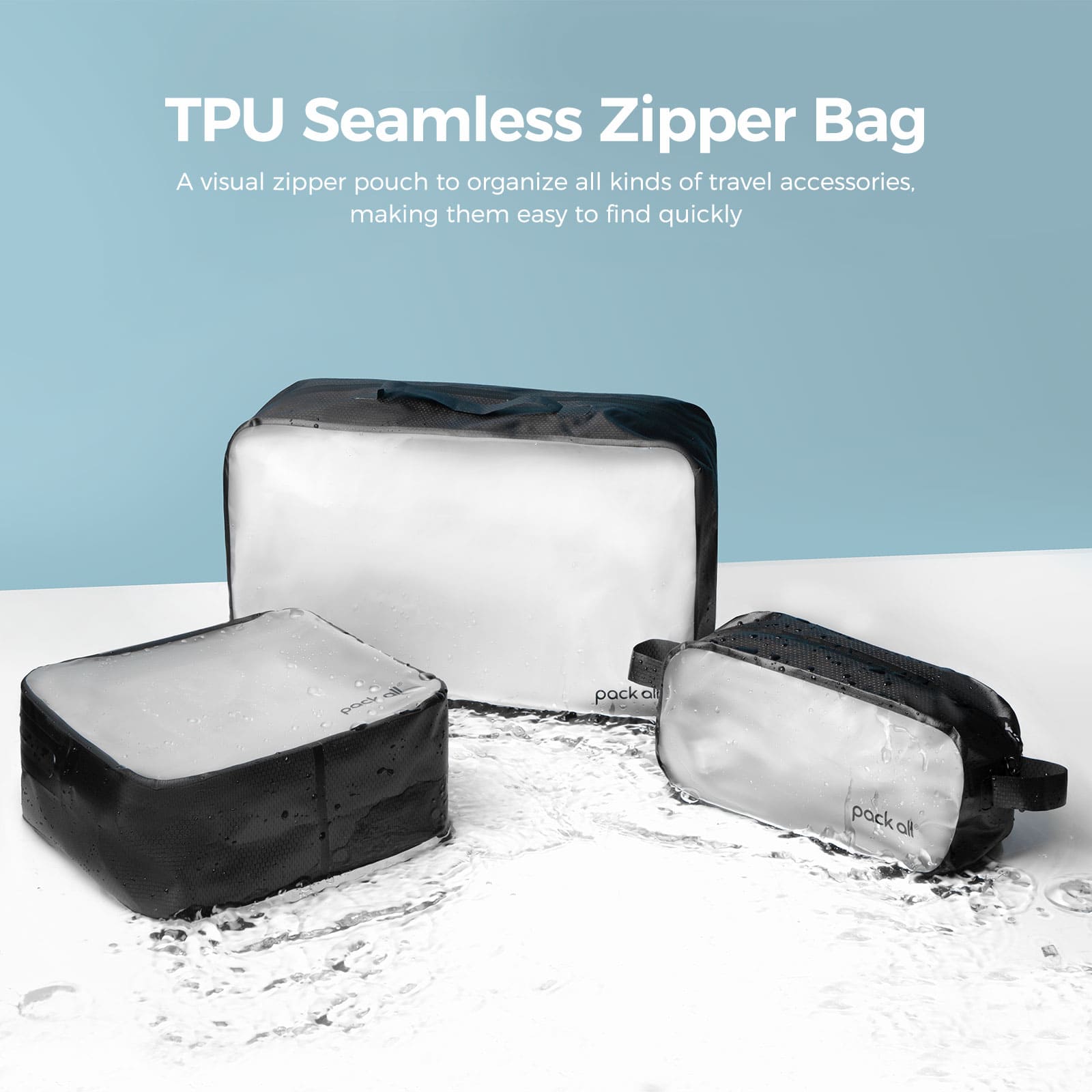 Seamless Zipper Pouch