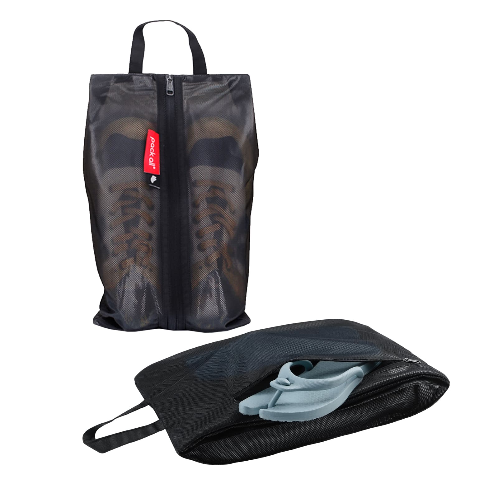 Travel Shoe Bags With Dual Pocket