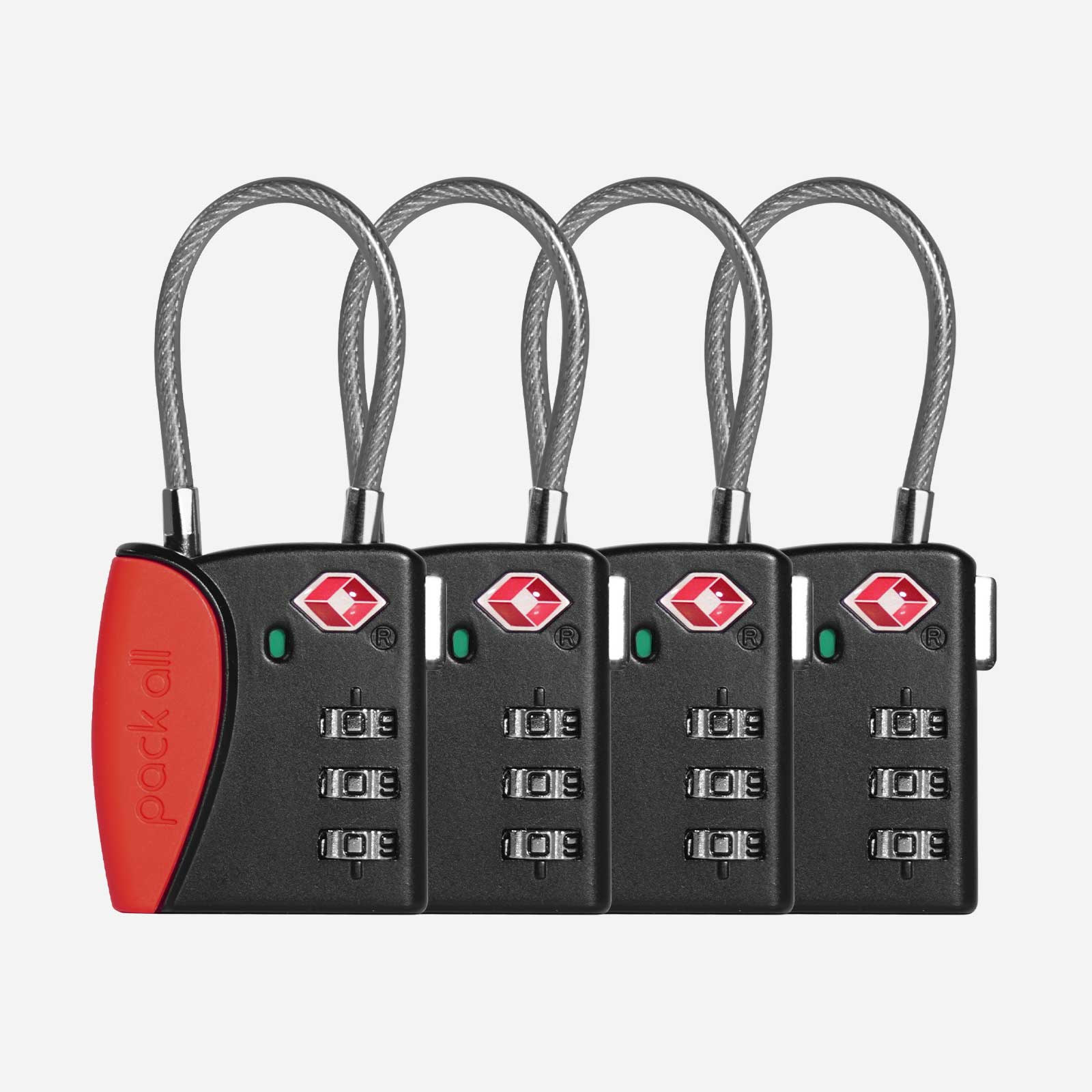 3 Digit Combination TSA Padlocks