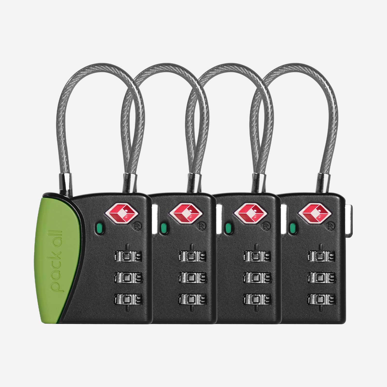 3 Digit Combination TSA Padlocks