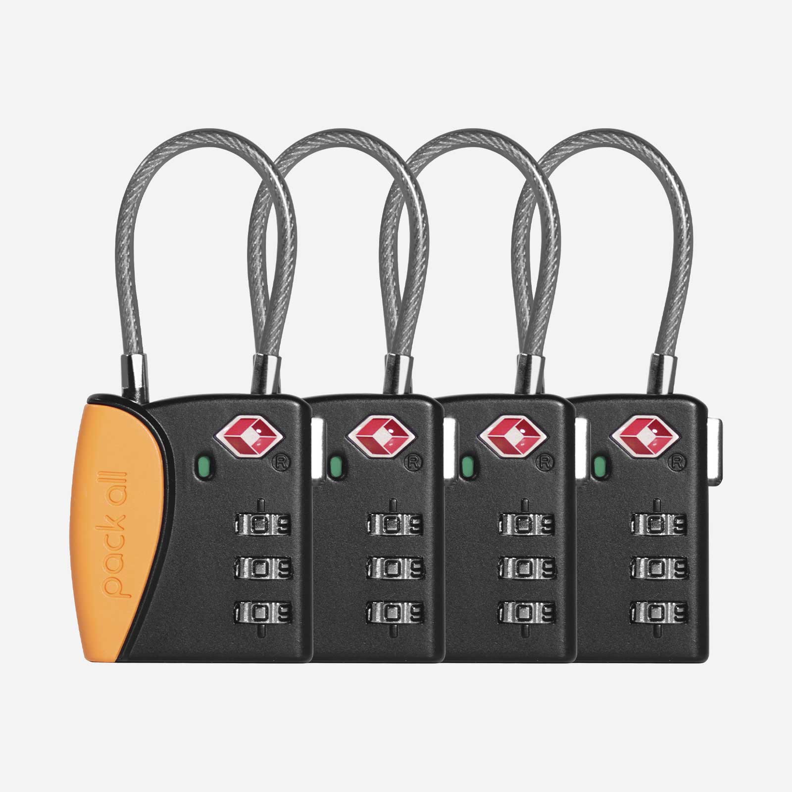 3 Digit Combination TSA Padlocks