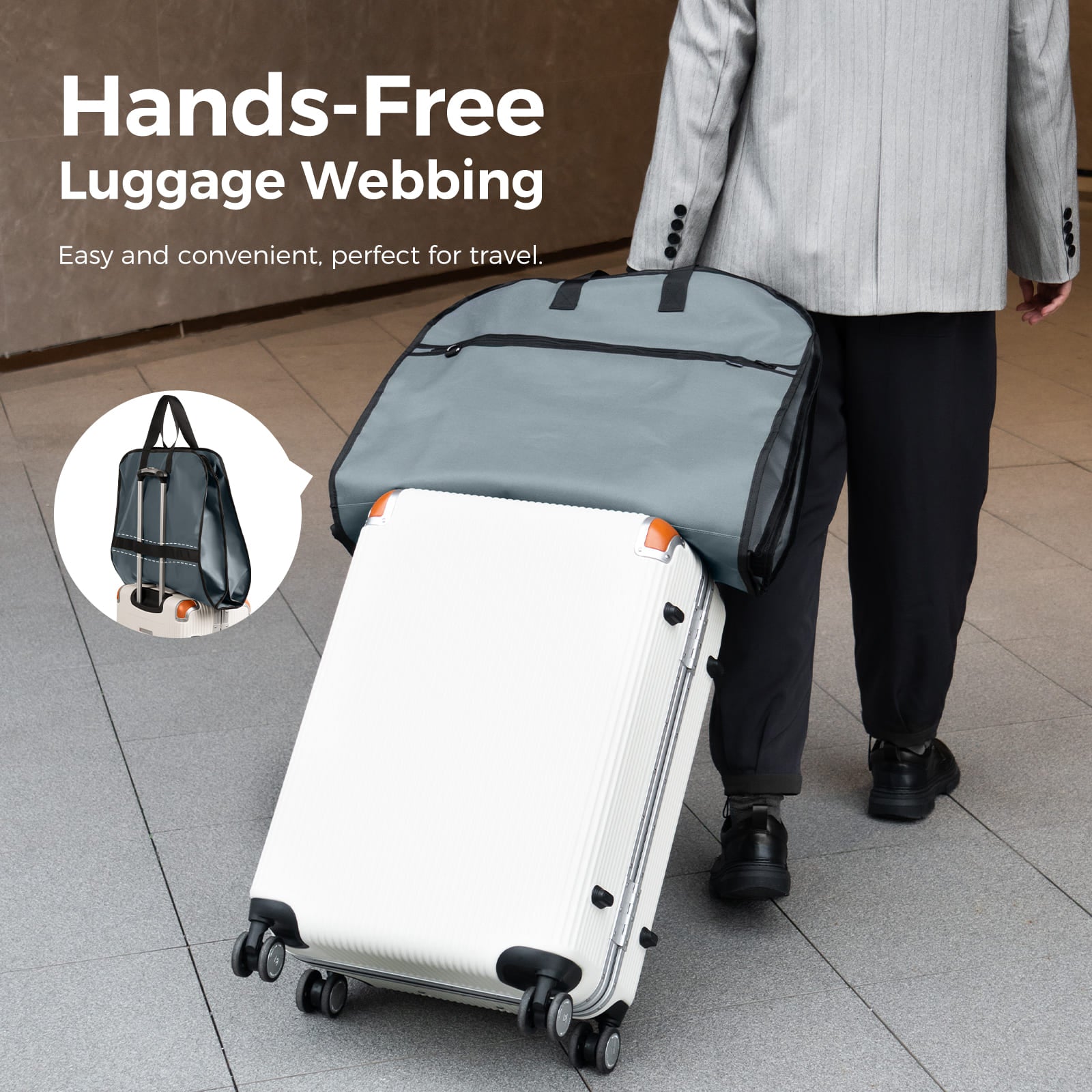 Premium Gusseted Travel Garment Bag